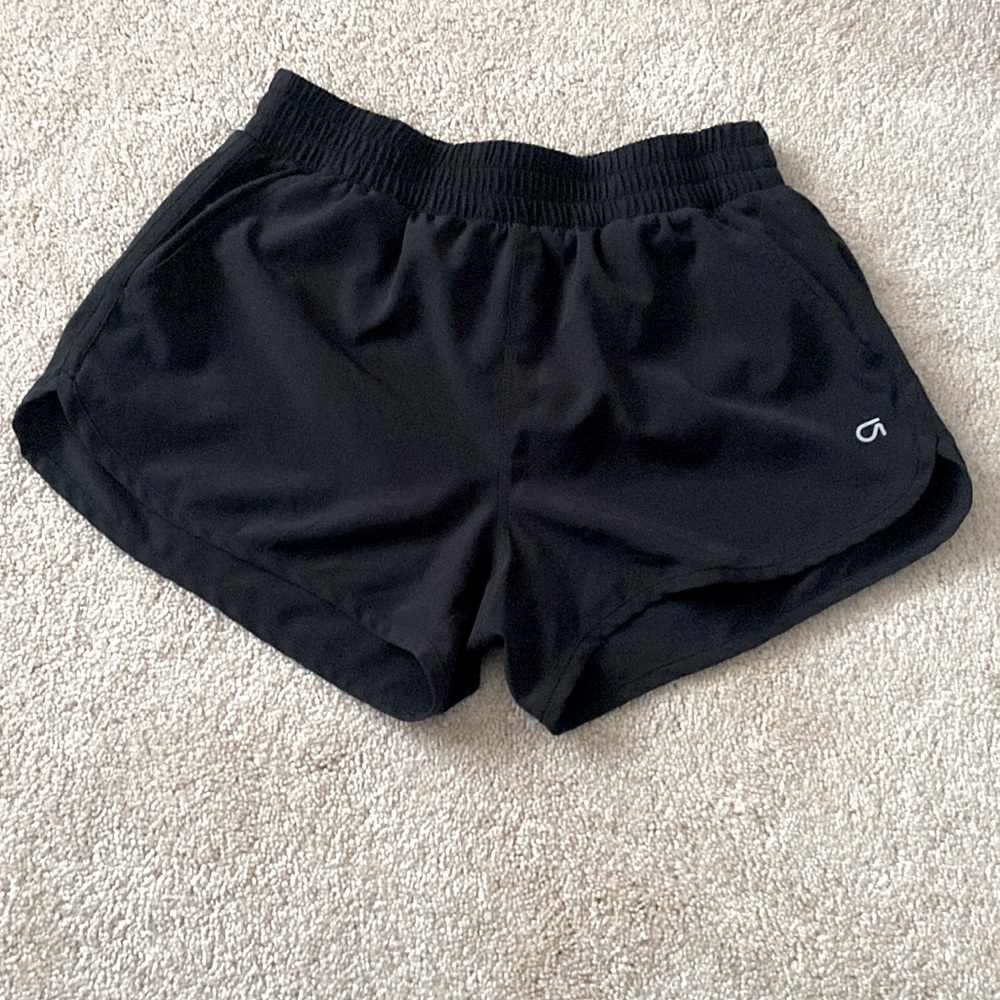 black athletic GapFit shorts